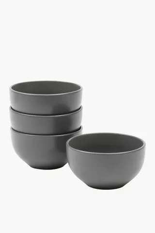 Metro 4 Pack Stoneware Bowls