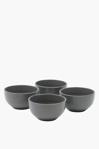 Metro 4 Pack Stoneware Bowls