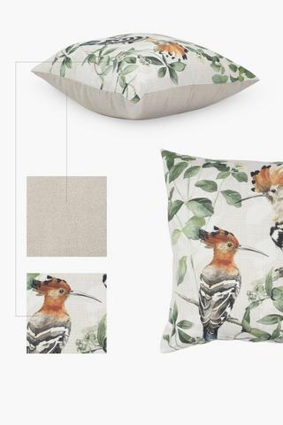 Printed Hoopoe Bird, 50x50cm
