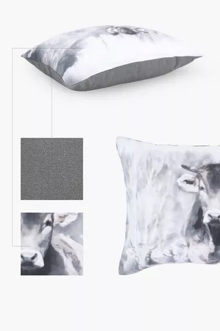 Printed Knysna Nguni Scatter Cushion 40x60cm