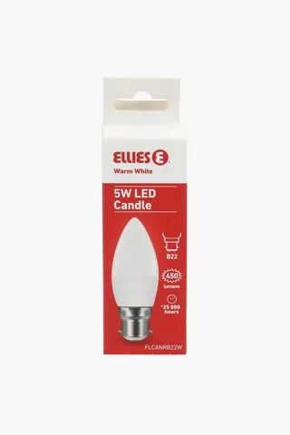 Ellies 5w Led Candle, B22