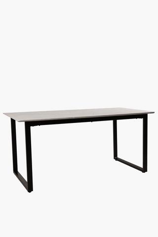 U-leg Wooden Dining Table