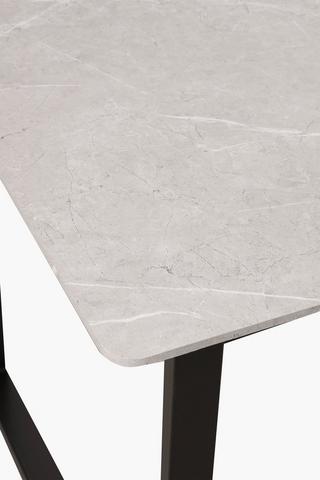 U-leg Wooden Dining Table
