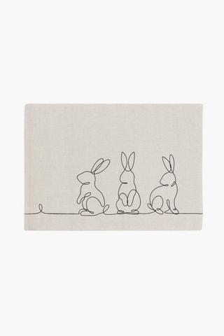 Bunny Cotton Placemat