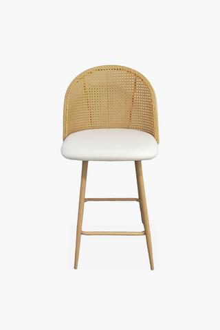 Rattan Veneer Nook Chair