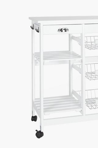 Kitchen Island With Racks