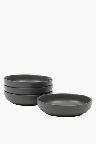 Metro 4 Pack Stoneware Soup Bowls