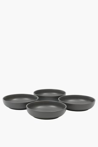 Metro 4 Pack Stoneware Soup Bowls