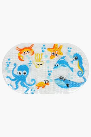 Pvc Non-slip Printed Bath Mat