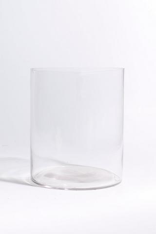 Glass Cylinder Vase, 20x24cm