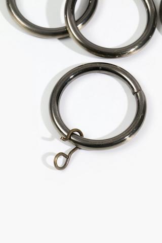 12 Pack Antique Brass Curtain Rings