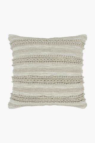 Premium Textured Zia Feather Scatter Cushion, 60x60cm