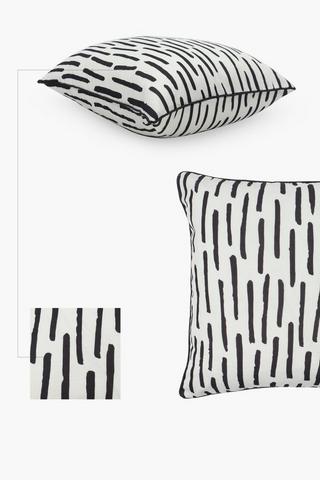 Premium Printed Zain Line Feather Scatter Cushion, 60x60cm