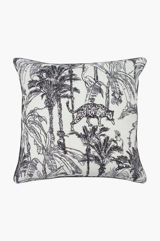 Premium Printed Forest Feather Scatter Cushion, 60x60cm