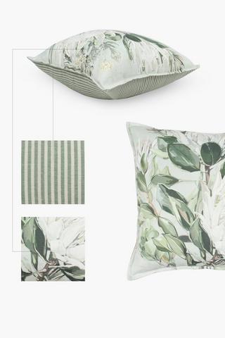 Premium Printed Jacana Protea Feather Scatter Cushion, 60x60cm