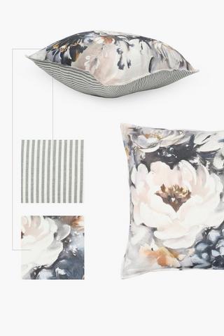 Premium Printed Sophia Floral Feather Scatter Cushion, 60x60cm