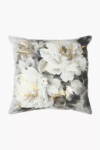 Premium Printed Evelyn Floral Feather Scatter Cushion, 60x60cm