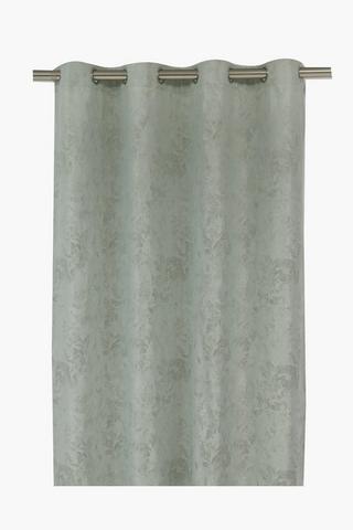 Jacquard Cationic Damask Eyelet Curtain, 140x225cm