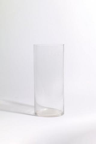 Glass Cylinder Vase, 15x30cm
