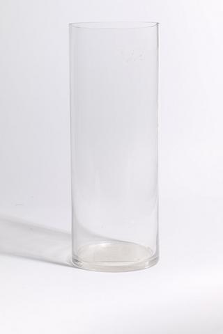 Glass Cylinder Vase, 20x40cm