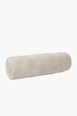 Velvet Bolster Cushion,17x55cm