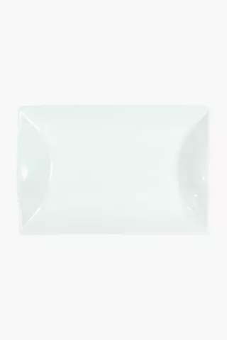 Porcelain Rectangle Platter, Medium