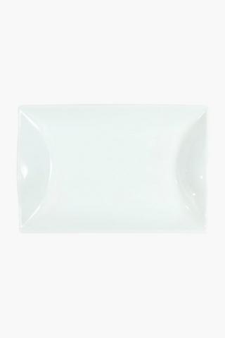 Porcelain Rectangle Platter, Medium