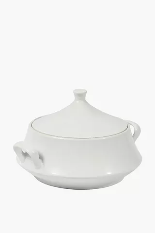Porcelain Round Bowl With Lid