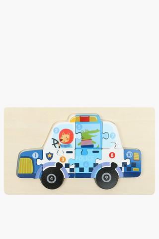 Educational Car Wooden Puzzle
