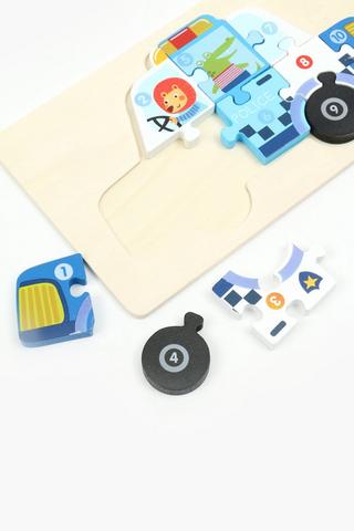 Educational Car Wooden Puzzle
