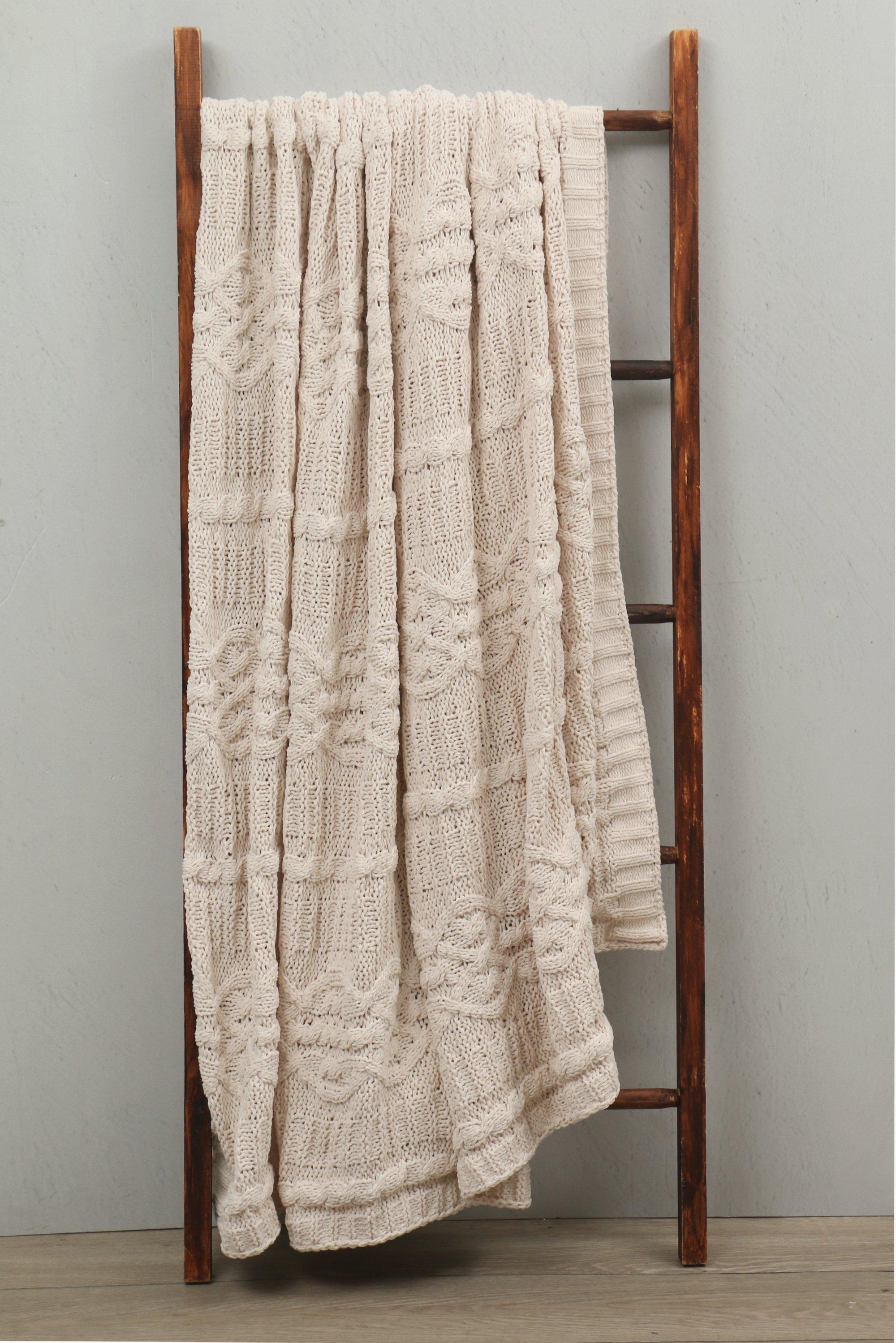 Premium Braided Knit Throw 230x250cm