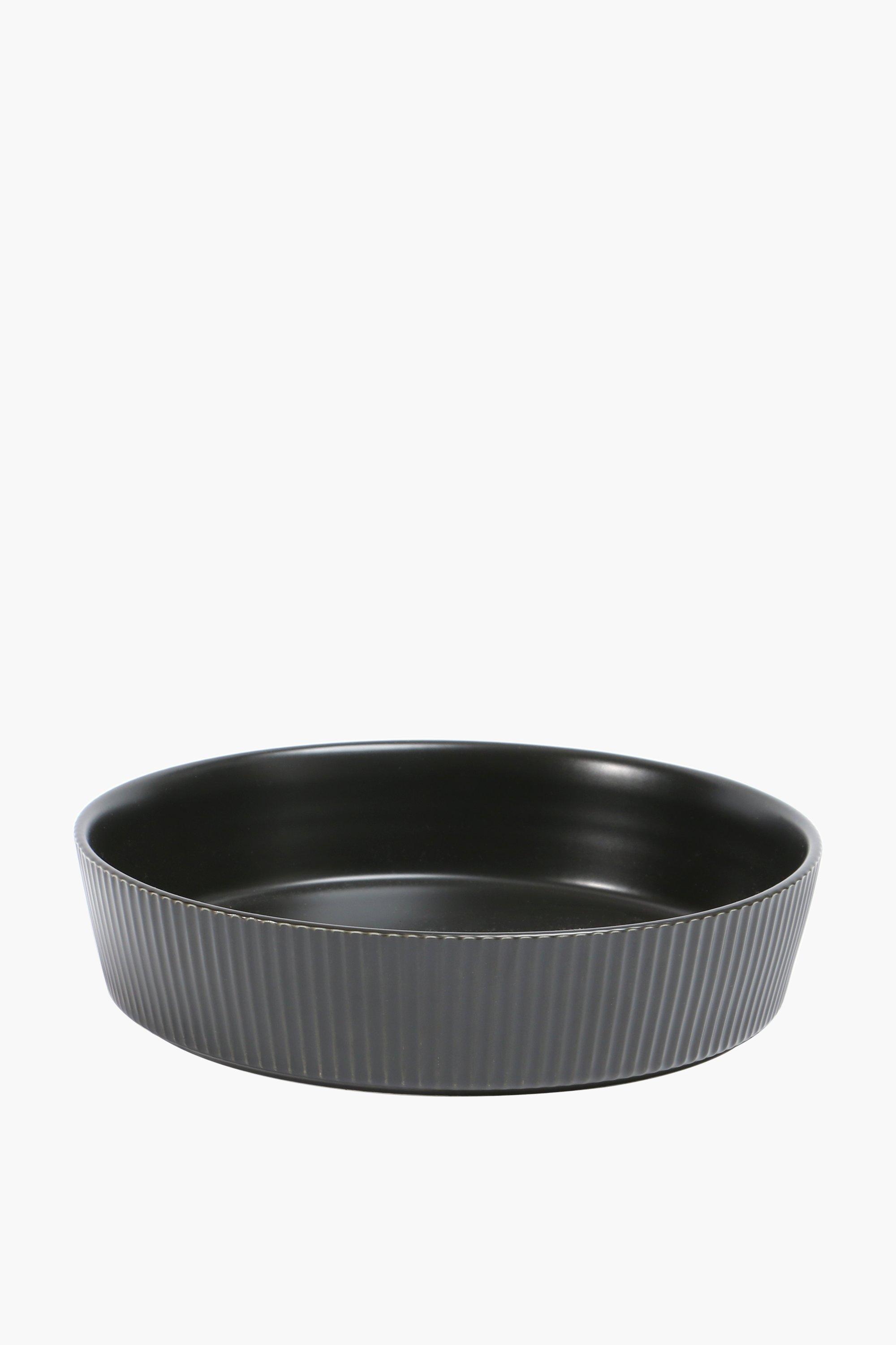 Ribbed Stoneware Bowl