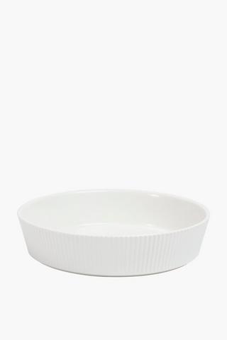 Ribbed Stoneware Bowl