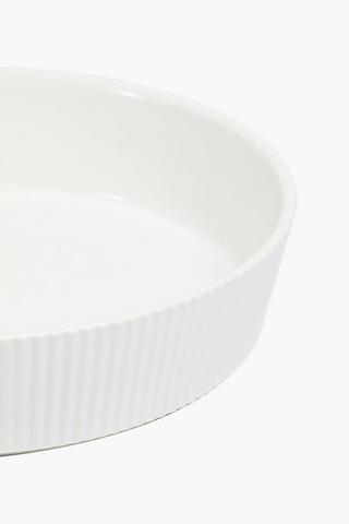 Ribbed Stoneware Bowl
