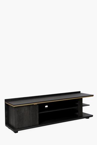 Boston Large TV Stand Cabinet Natural Oak