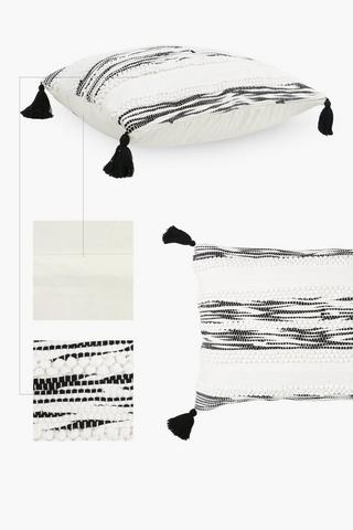 Woven Flannel Stripe Pillowcase, 45x70cm