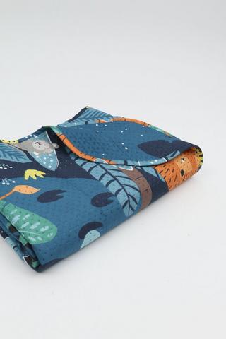Soft Touch Jungle Kids Reversible Quilt