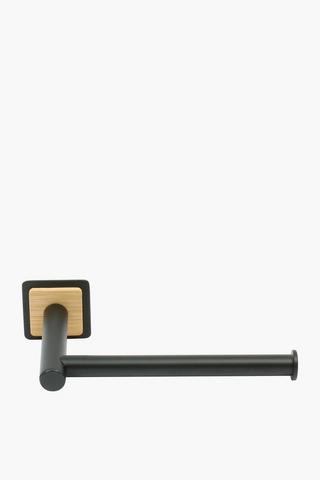 Bamboo Adhesive Toilet Roll Holder