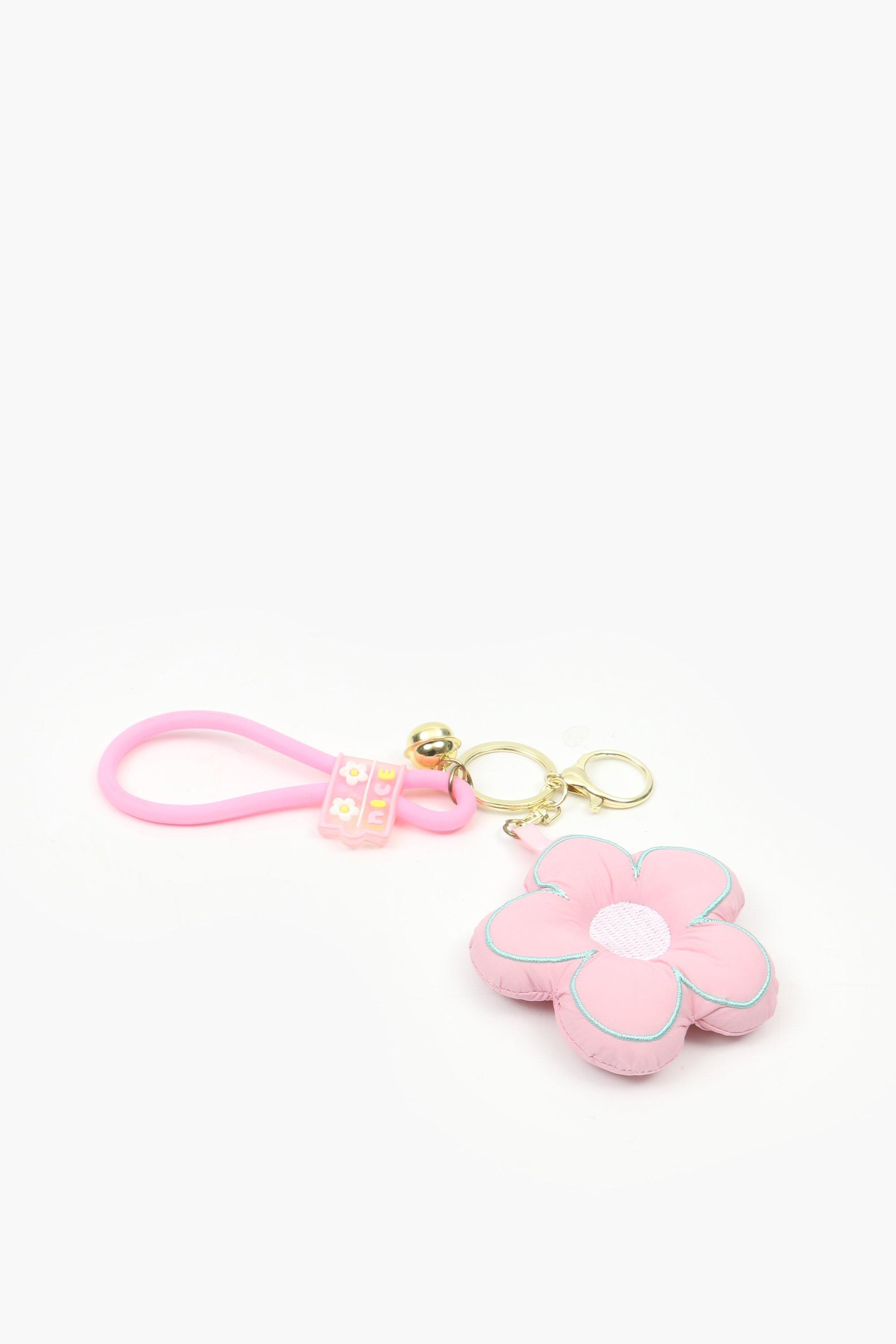 Flower And Bell Key Ring