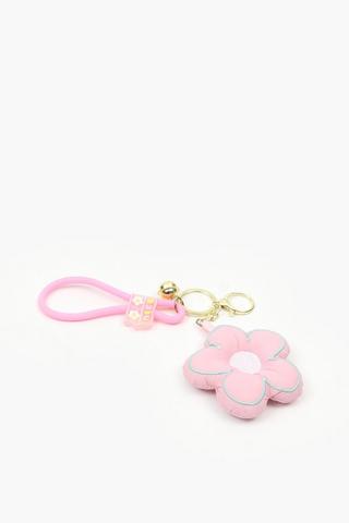 Flower And Bell Key Ring