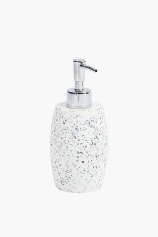Azure Terrazzo Resin Soap Dispenser