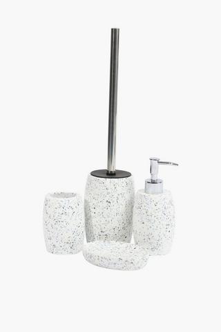 Azure Terrazzo Resin Bath Tumbler