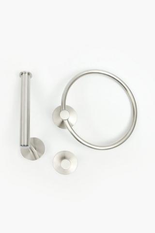 3 Piece Bathroom Steel Set
