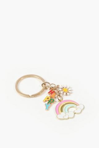 Happy Key Ring