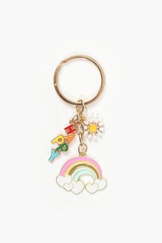 Happy Key Ring