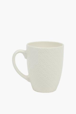 Textured Circle Mug