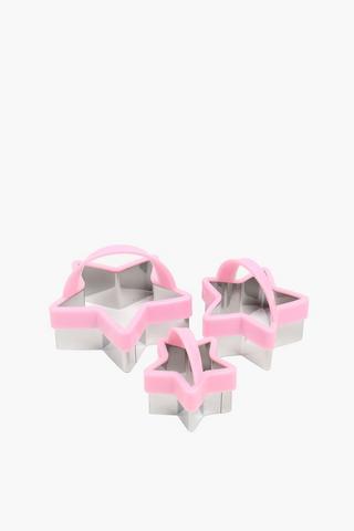 3 Pack Star Cookie Cutters