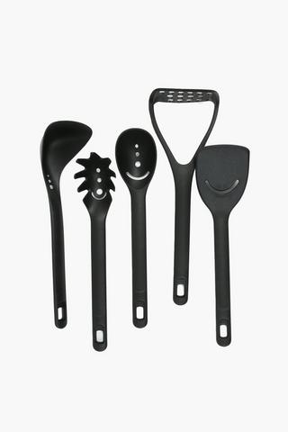 5 Piece Nylon Utensil Set