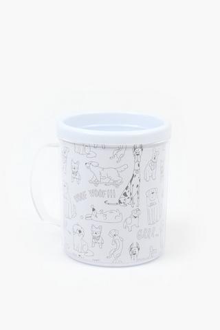 Colour Your Own Dog Mug