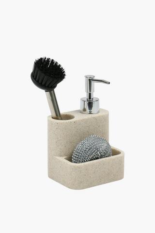 Stone Soap Dispenser Set